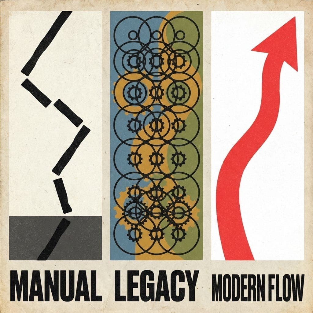 The Three Paths: Manual vs. Legacy vs. Flow