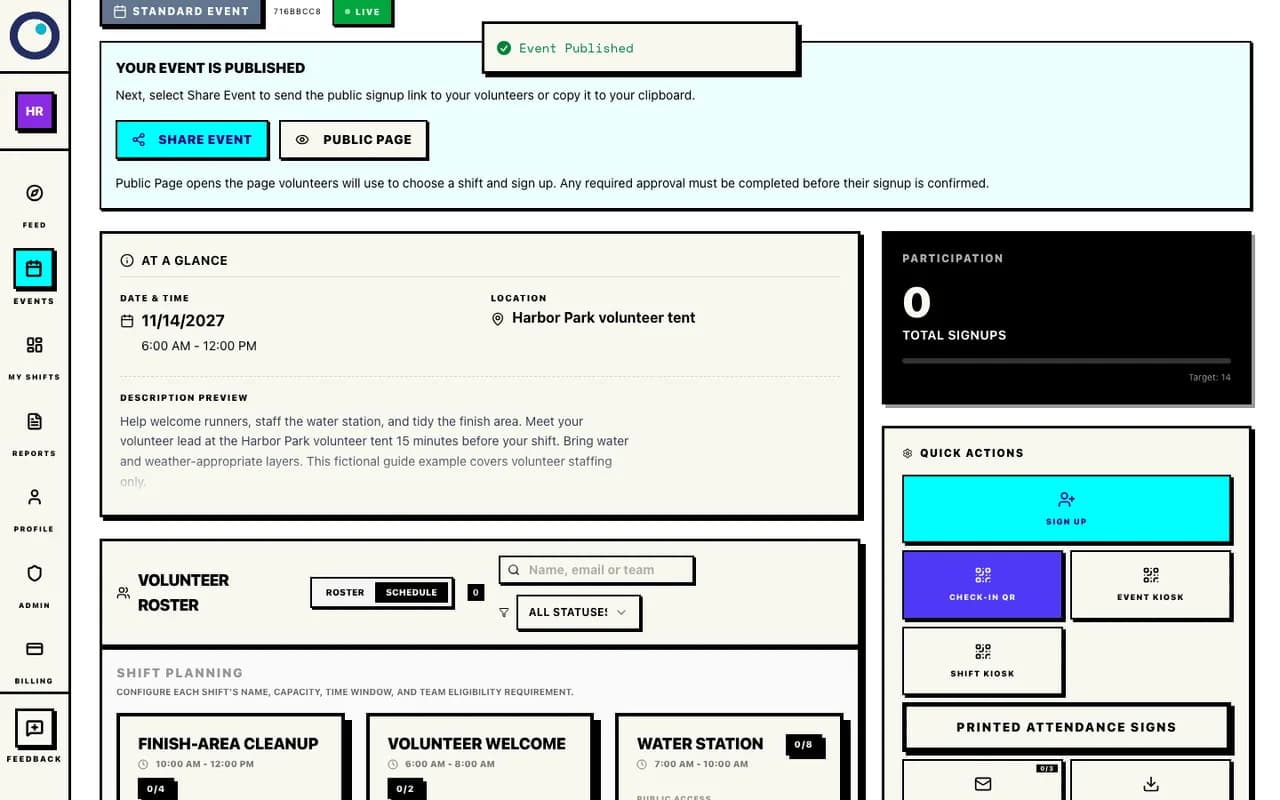 Successful Standard publication in the fictional Harbor Run walkthrough