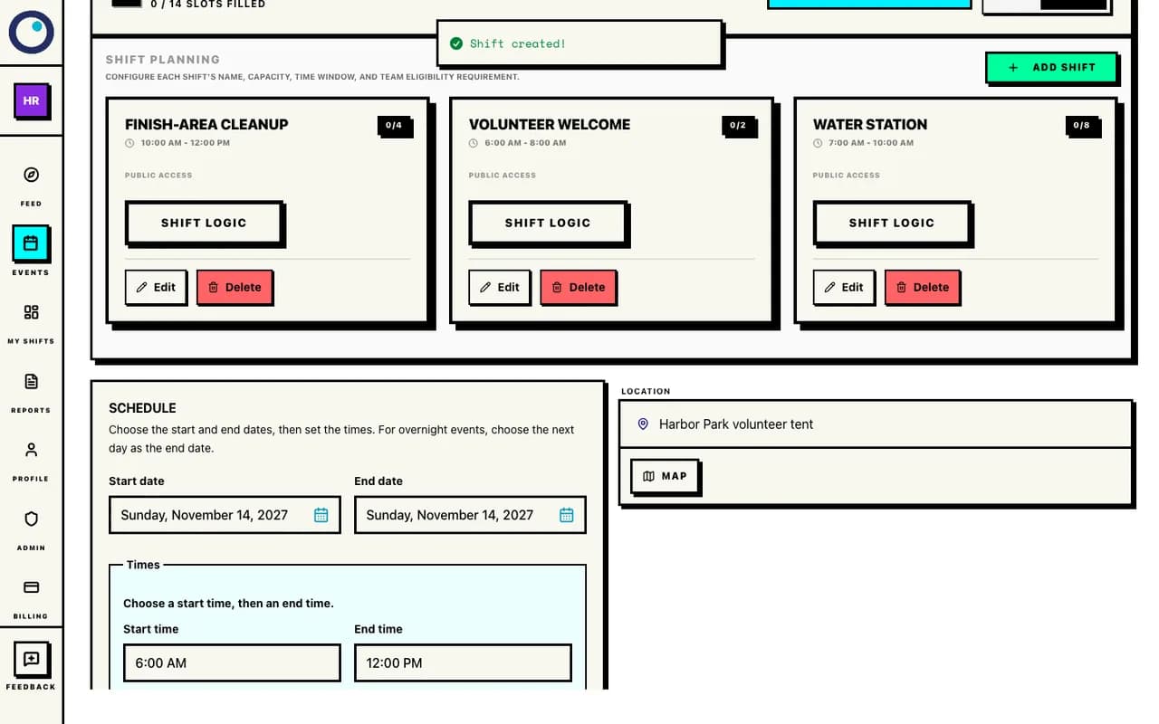 Three saved unrestricted jobs in the fictional Harbor Run walkthrough