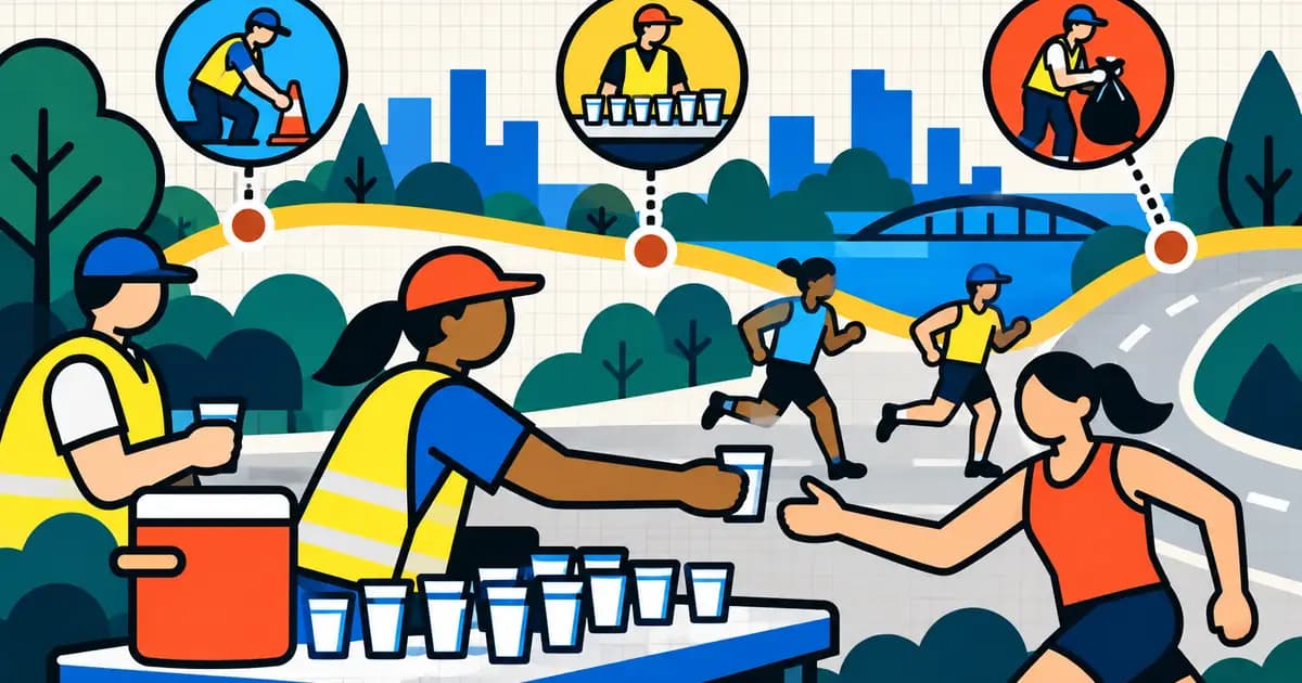 Your 5K has runners. Who's staffing the water table?